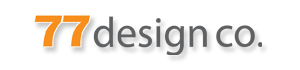 77 Design Co Logo Image with white background.